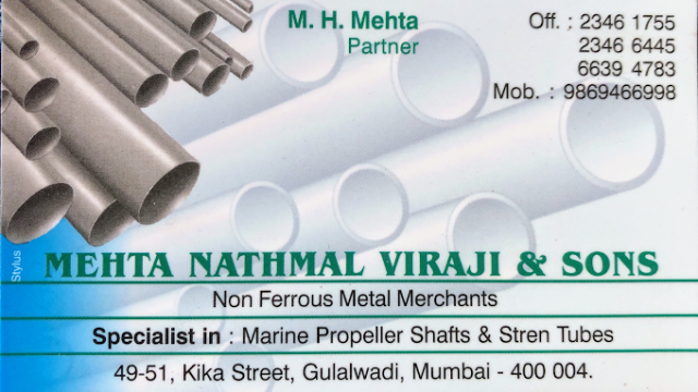 Mehta Nathmal Viraji & Sons